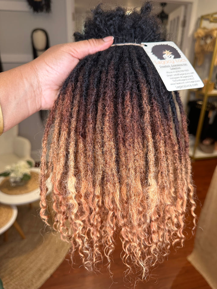 XSmall Width-Interloc'd Coil  Loc Extensions *100 Locs Bundle*(READY TO SHIP IN 1-3 BUSINESS DAYS)