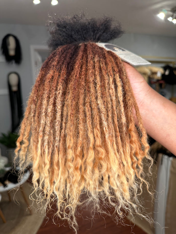 XSmall Width-Interloc'd Coil  Loc Extensions *100 Locs Bundle*(READY TO SHIP IN 1-3 BUSINESS DAYS)