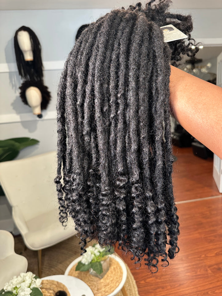 Medium Width | 100 Locs | Fluffy Fusion Loc Extensions(Ready To Ship In 3-5 Business Days)