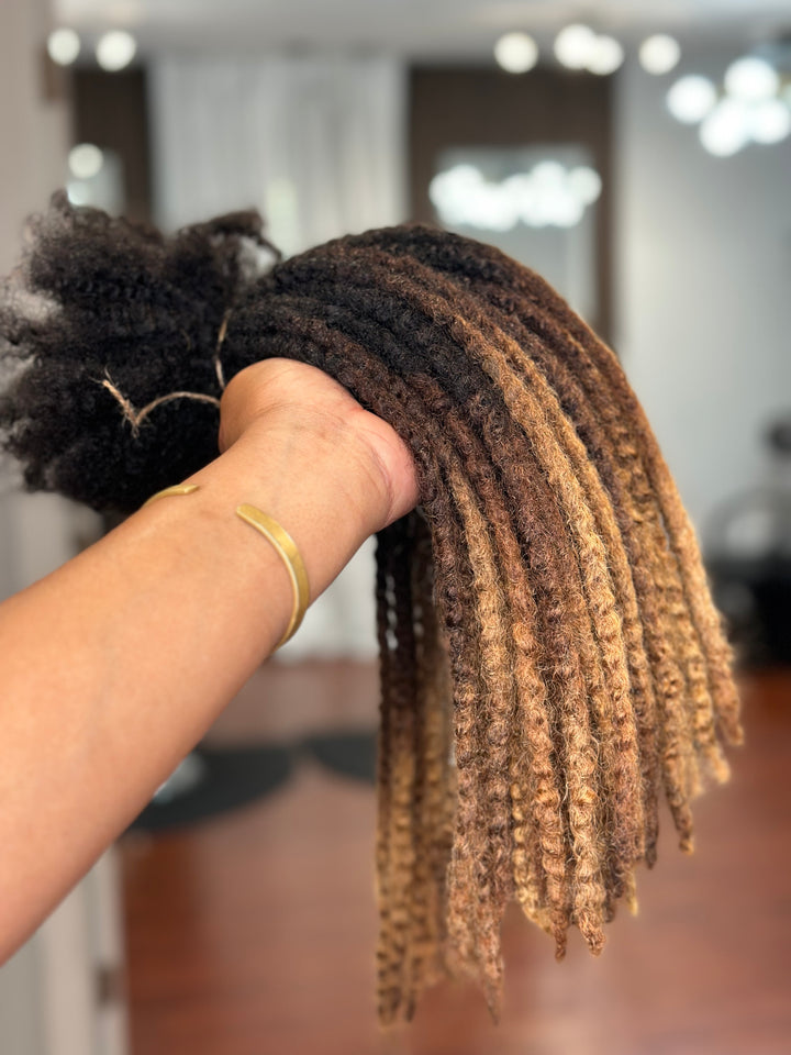 Small Width- Textured Loc Extensions *90 Locs Bundle*(READY TO SHIP IN 1-3 BUSINESS DAYS)