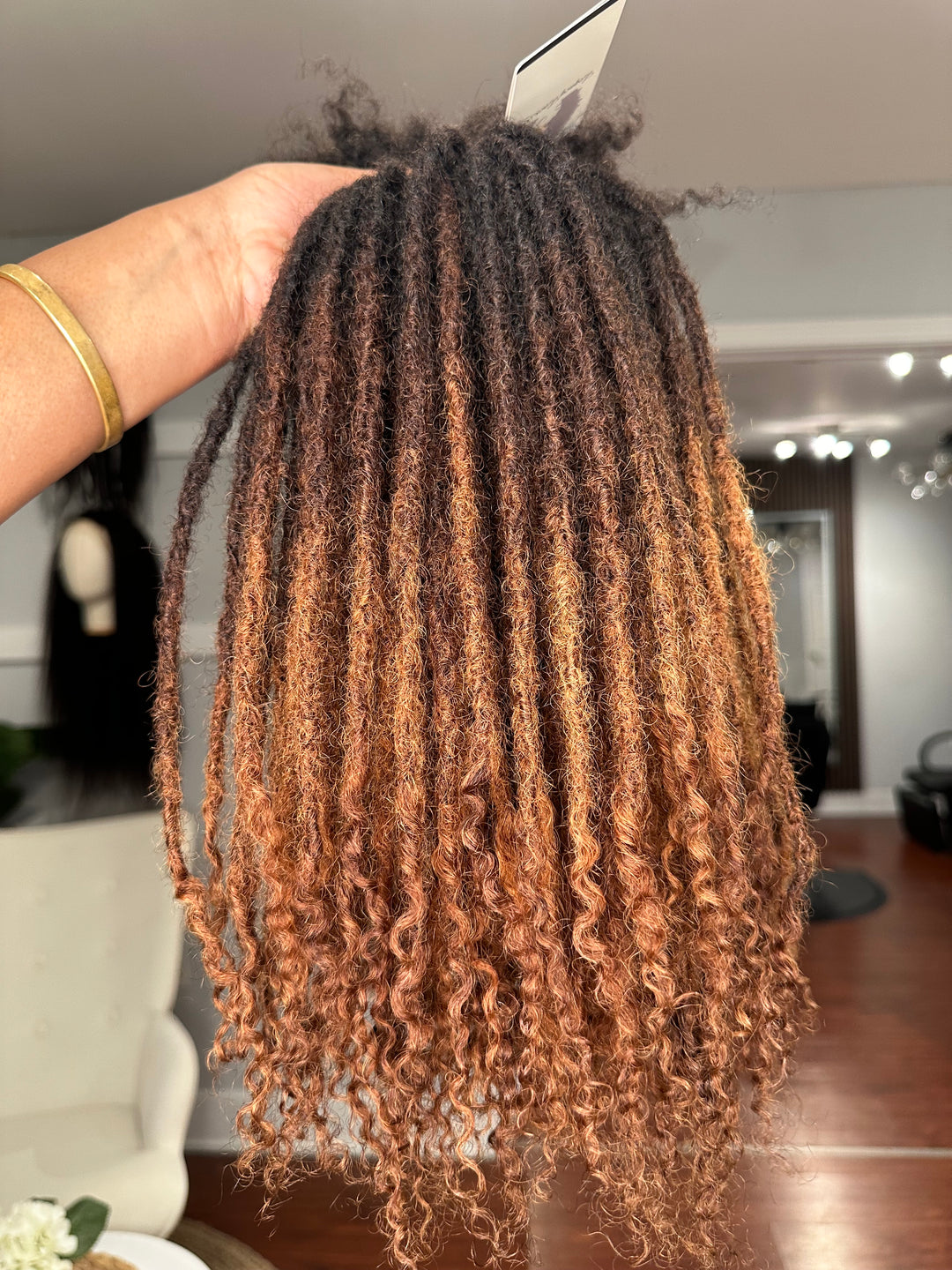 XSmall Width-Interloc'd Coil  Loc Extensions *100 Locs Bundle*(READY TO SHIP IN 1-3 BUSINESS DAYS)