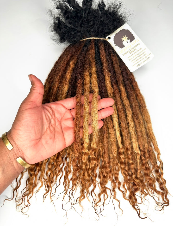 Medium Width- Interloc'd Coil Loc Extensions *80 Loc Bundle*(READY TO SHIP IN 1-3 BUSINESS DAYS) (Copy)
