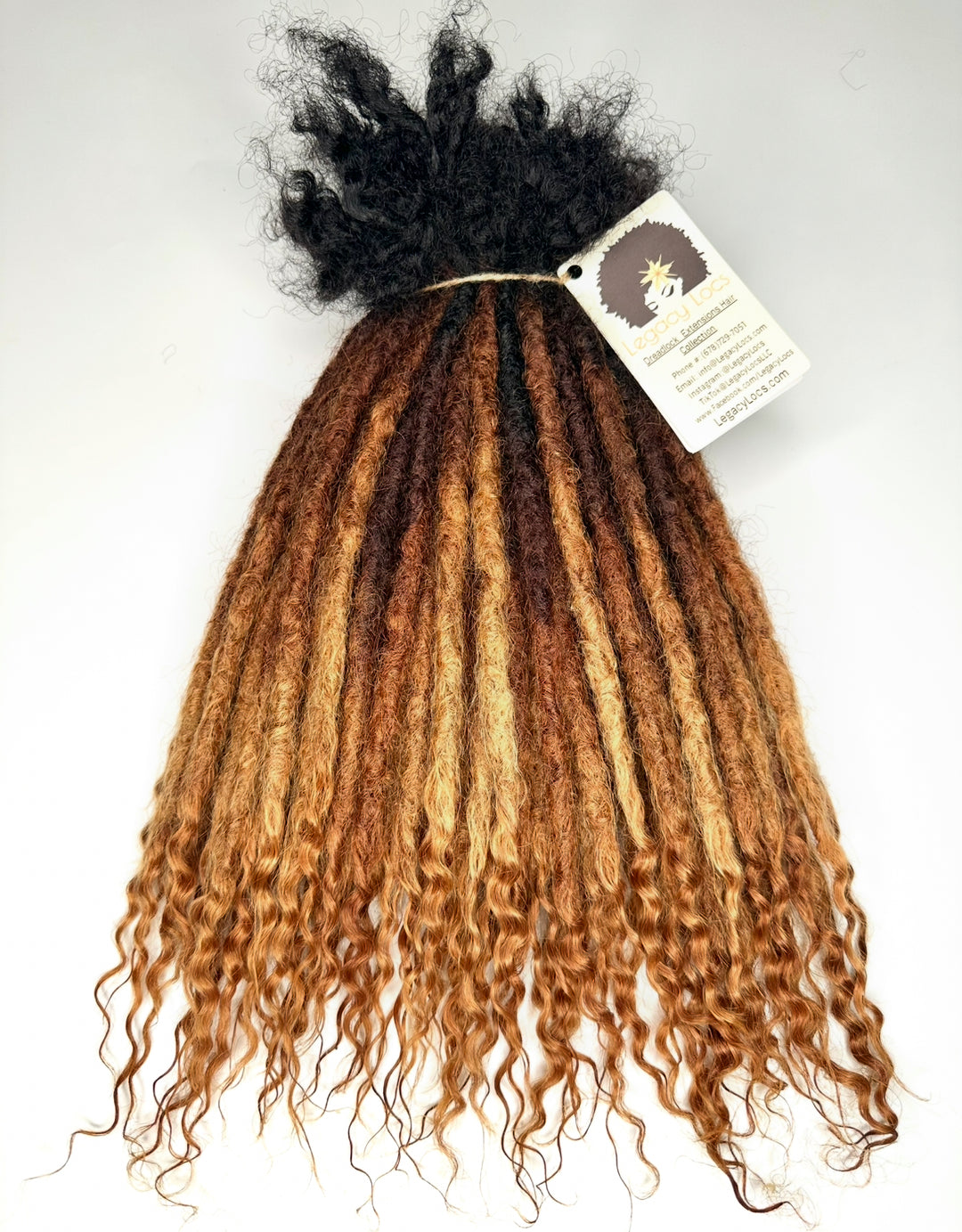 Medium Width- Interloc'd Coil Loc Extensions *80 Loc Bundle*(READY TO SHIP IN 1-3 BUSINESS DAYS) (Copy)