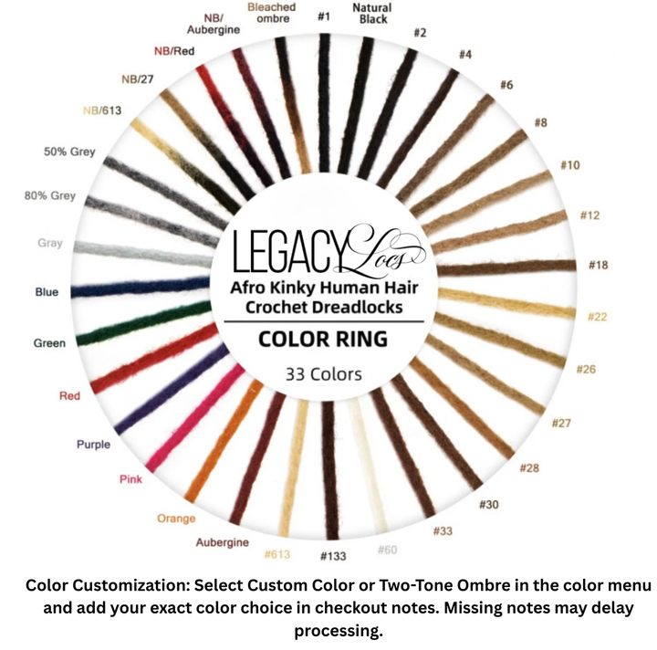 *Loop Top/Loose Hair End* Loc Extension For Straight Hair (CUSTOM PRE-ORDER /SHIPS IN 2-6 WEEKS)