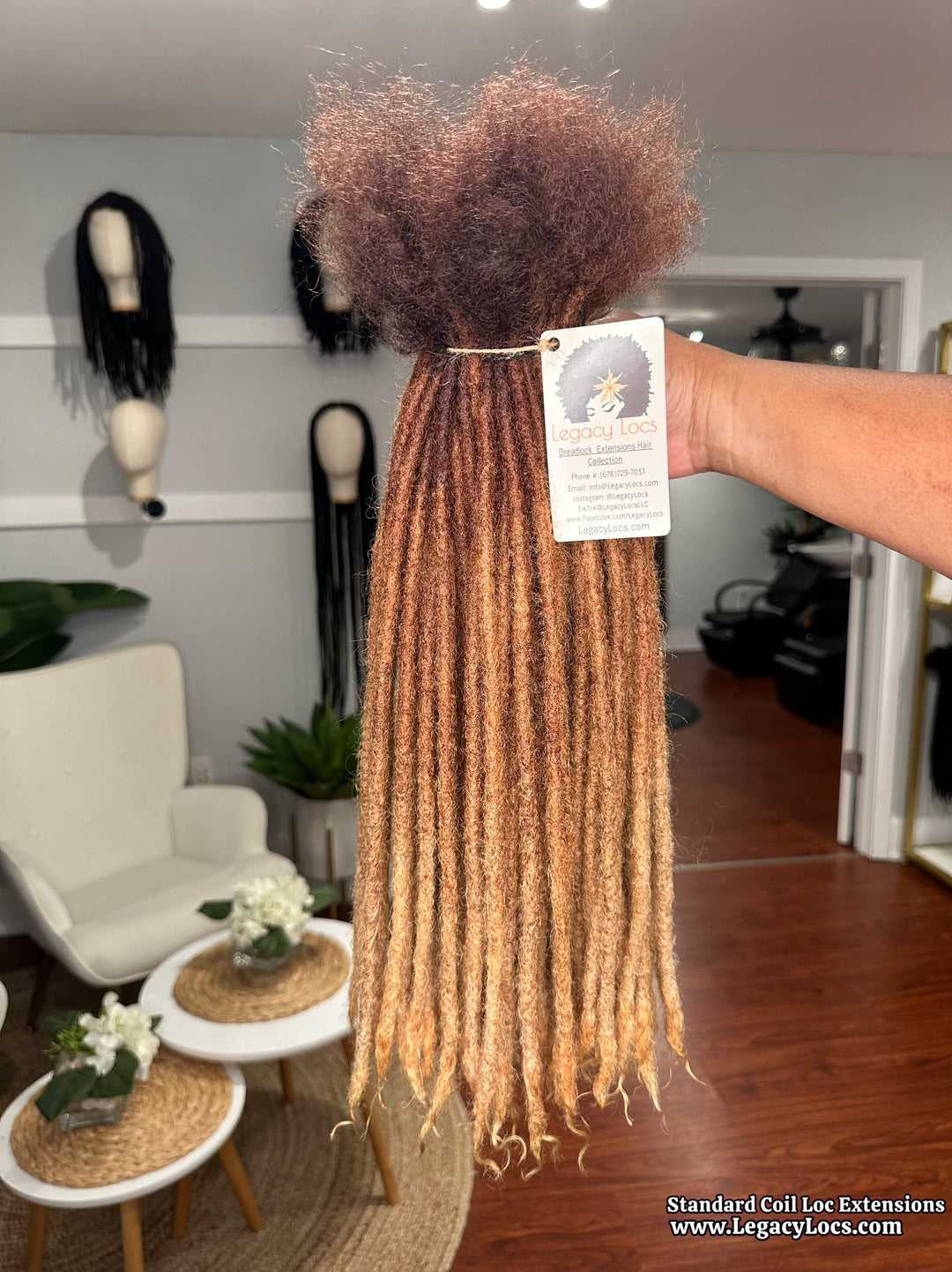 Small Width- Standard Coil Loc Extensions *100 Locs Bundle*(READY TO SHIP IN 1-3 BUSINESS DAYS)