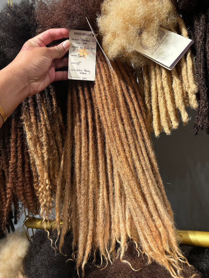 Small Width- Standard Coil Loc Extensions *100 Locs Bundle*(READY TO SHIP IN 1-3 BUSINESS DAYS)