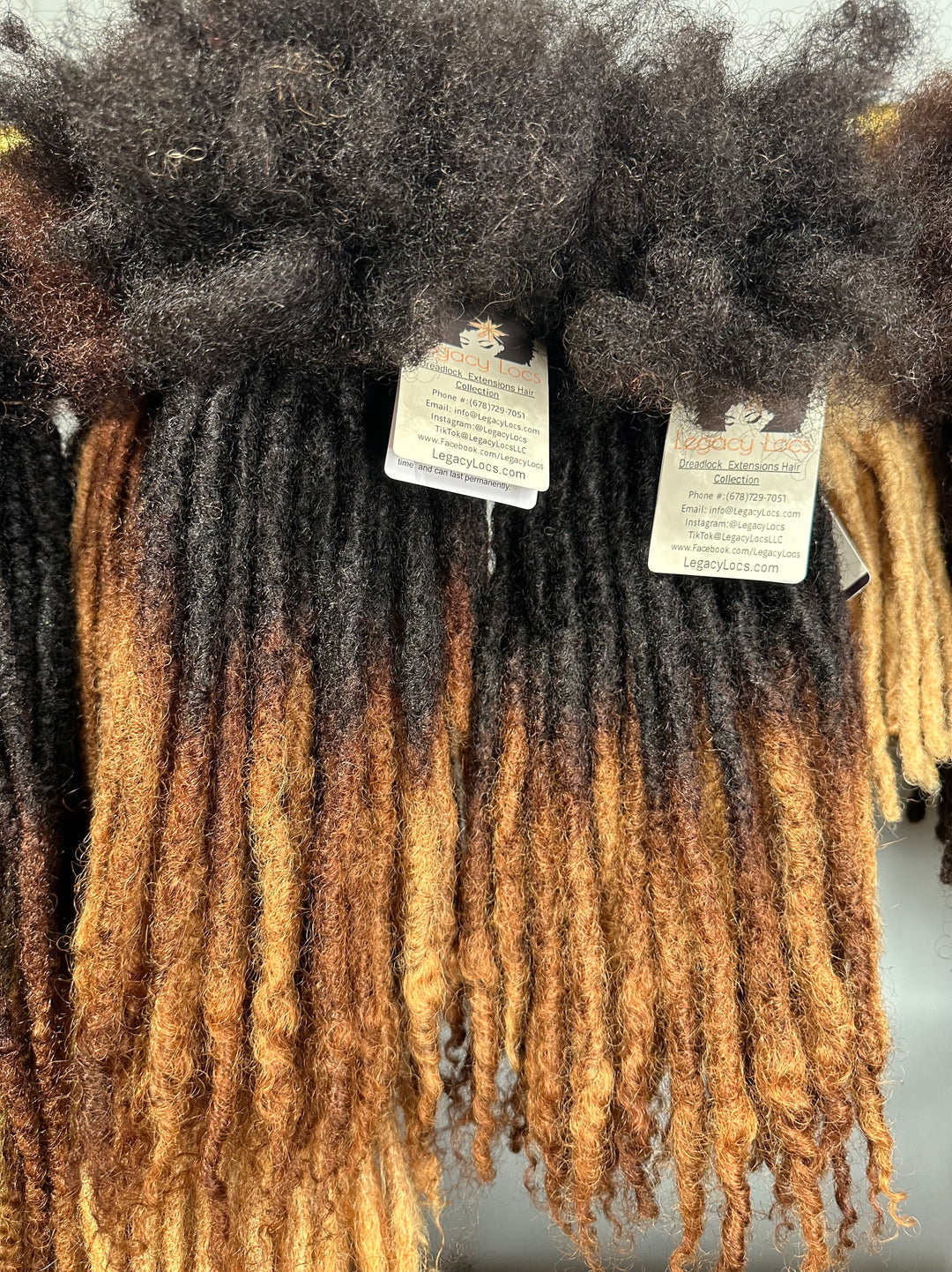 Medium Width-Interloc'd Coil  Loc Extensions *50 Locs Bundle*(READY TO SHIP IN 1-3 BUSINESS DAYS)