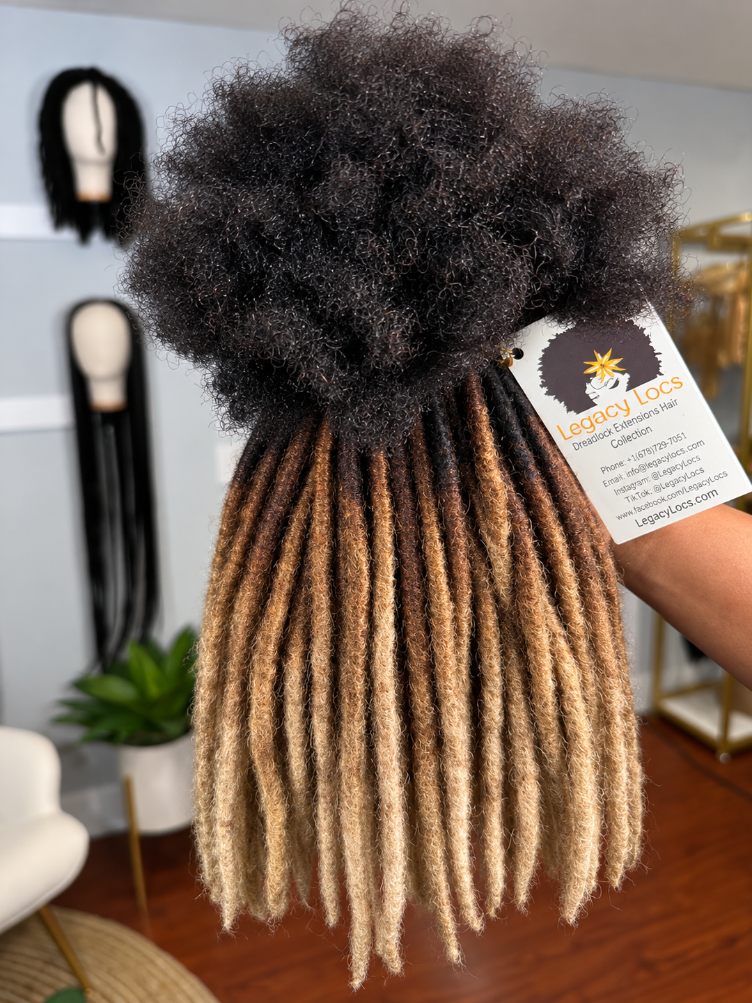 Standard Loc Extensions | 100 Locs | Small | 10” | 