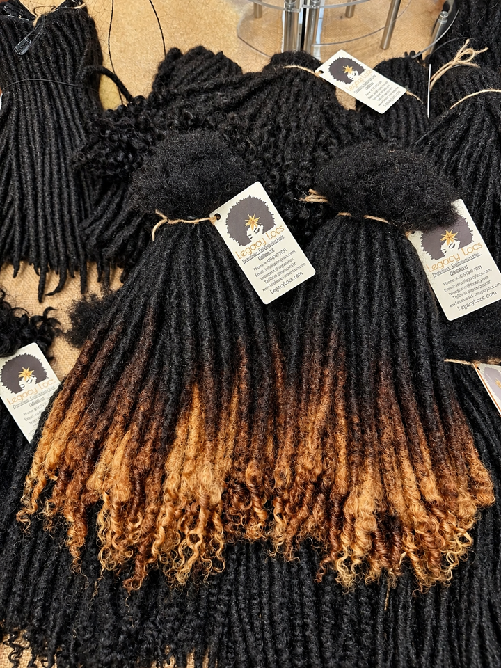Interloc’d Coil Loc Extensions | 50 Locs | Medium | 10” | 