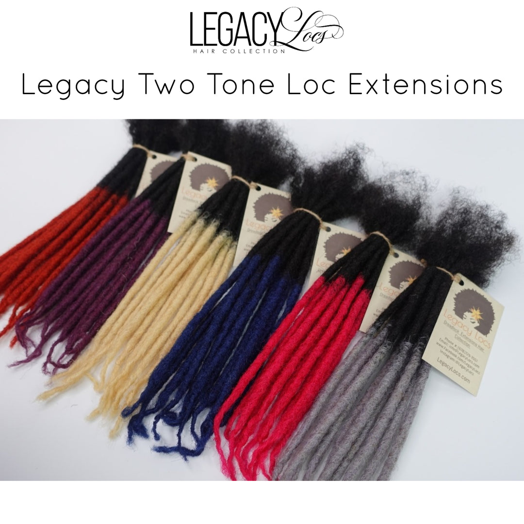 Standard Coil Tip Loc Extension Bundles Color Two/Tone (CUSTOM PRE-ORDER /SHIPS IN 2-6 WEEKS)