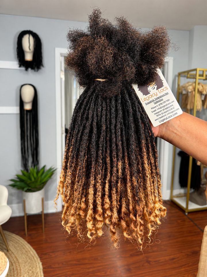 Interloc’d Coil Loc Extensions | 110 Locs | XSmall Width | 10” | 