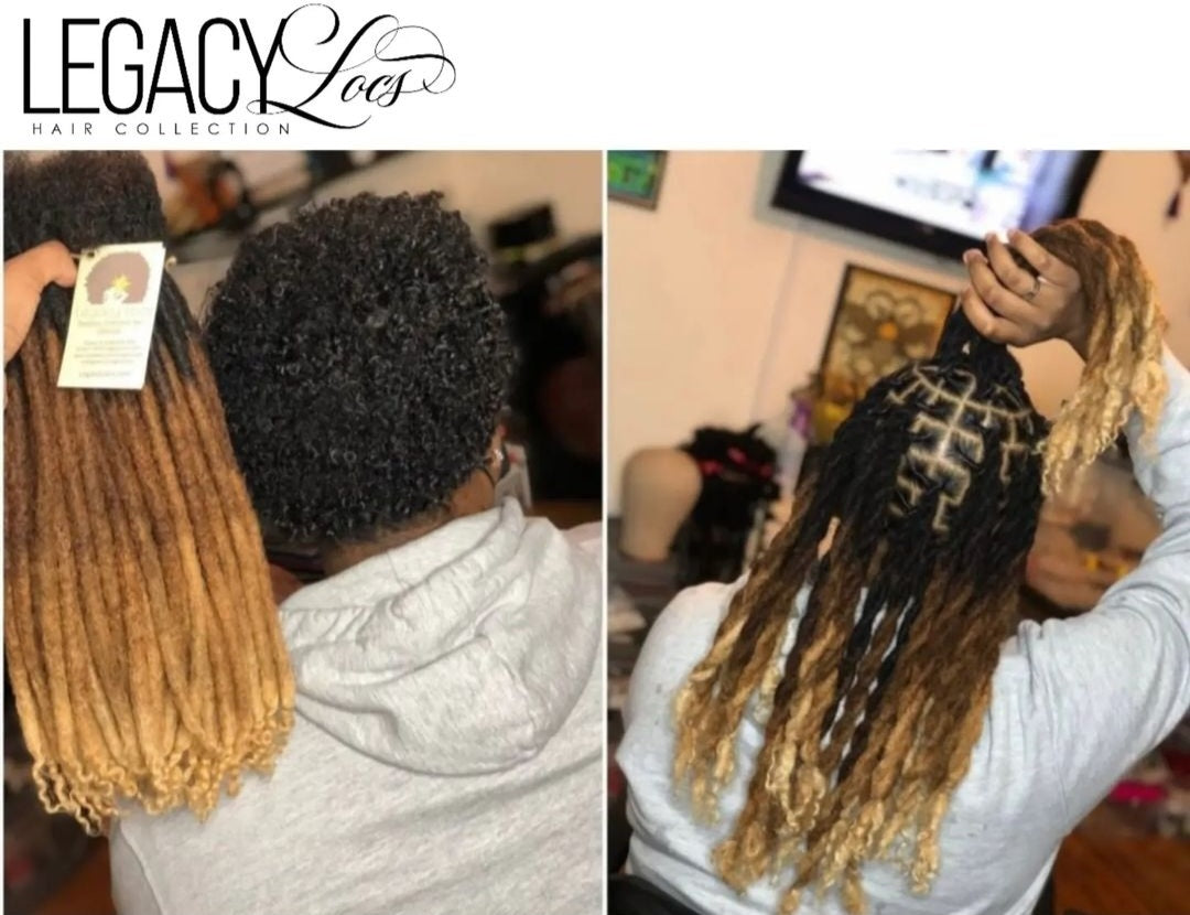 Medium Width Standard Coil Loc Extensions Color Honey Tip Variants(CUSTOM PRE-ORDER /SHIPS IN 2-6 WEEKS)