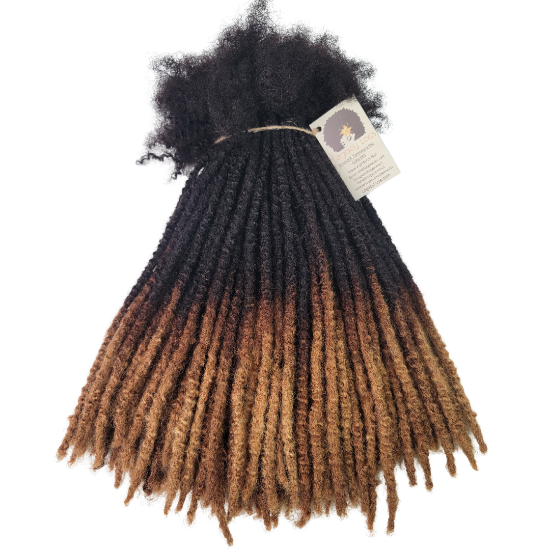 Micro Width Textured Loc Extensions Color Honey Tip Variants(CUSTOM PR ...