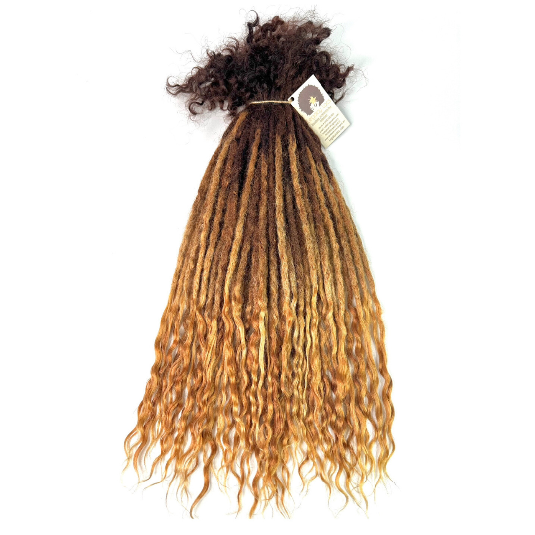 Large Width Fusion Loc Extensions Color Honey Tip Variants(CUSTOM PRE ...