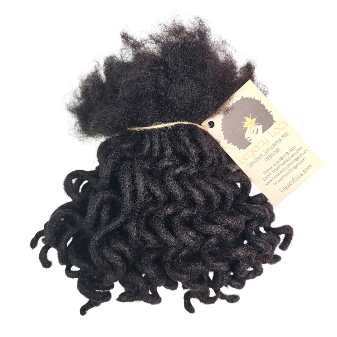 XSmall Width Deep Wave Loc Extensions (CUSTOM PRE-ORDER /SHIPS IN 2-6 WEEKS)