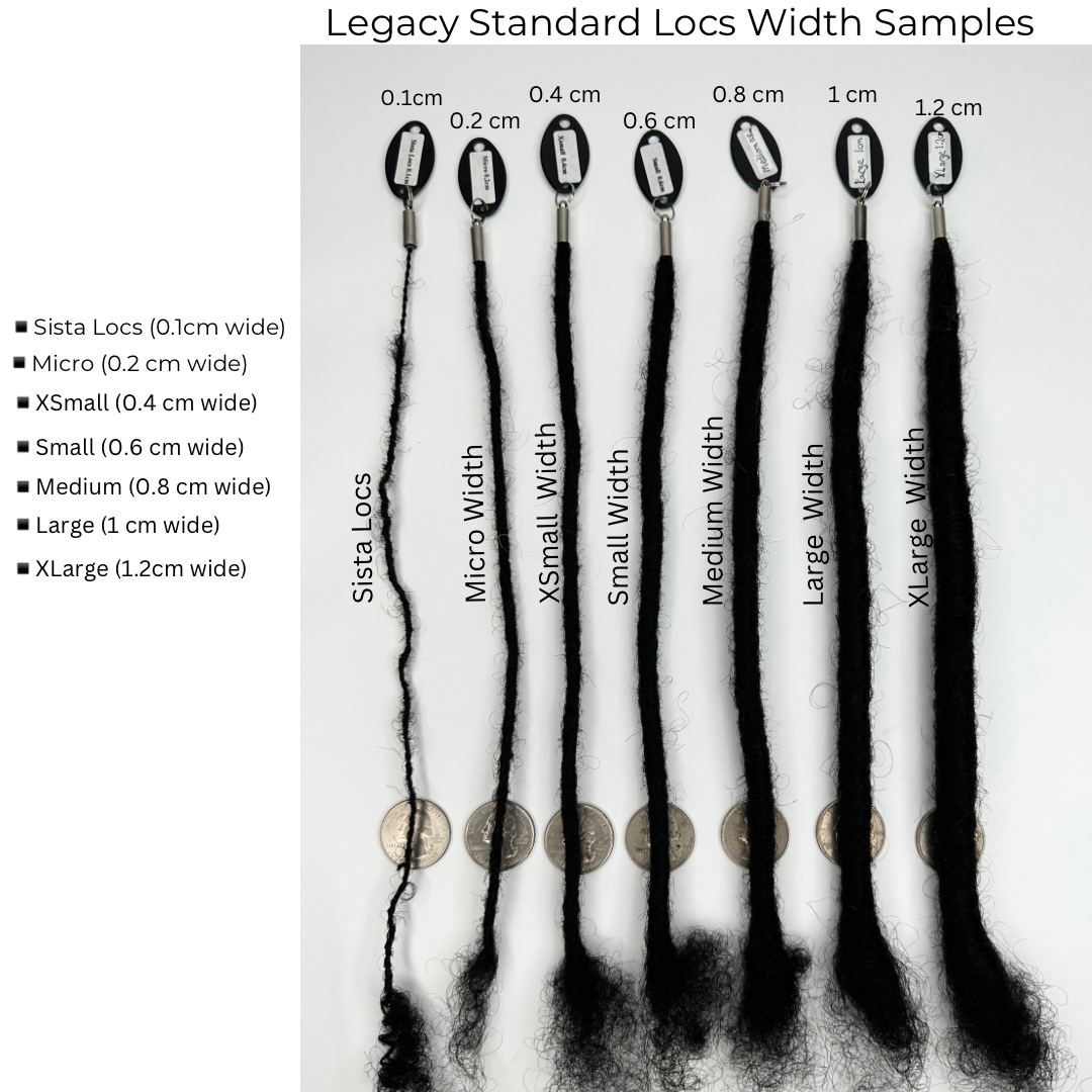 *Standard* Loc Extensions Large Width (10 Locs Per Bundle)