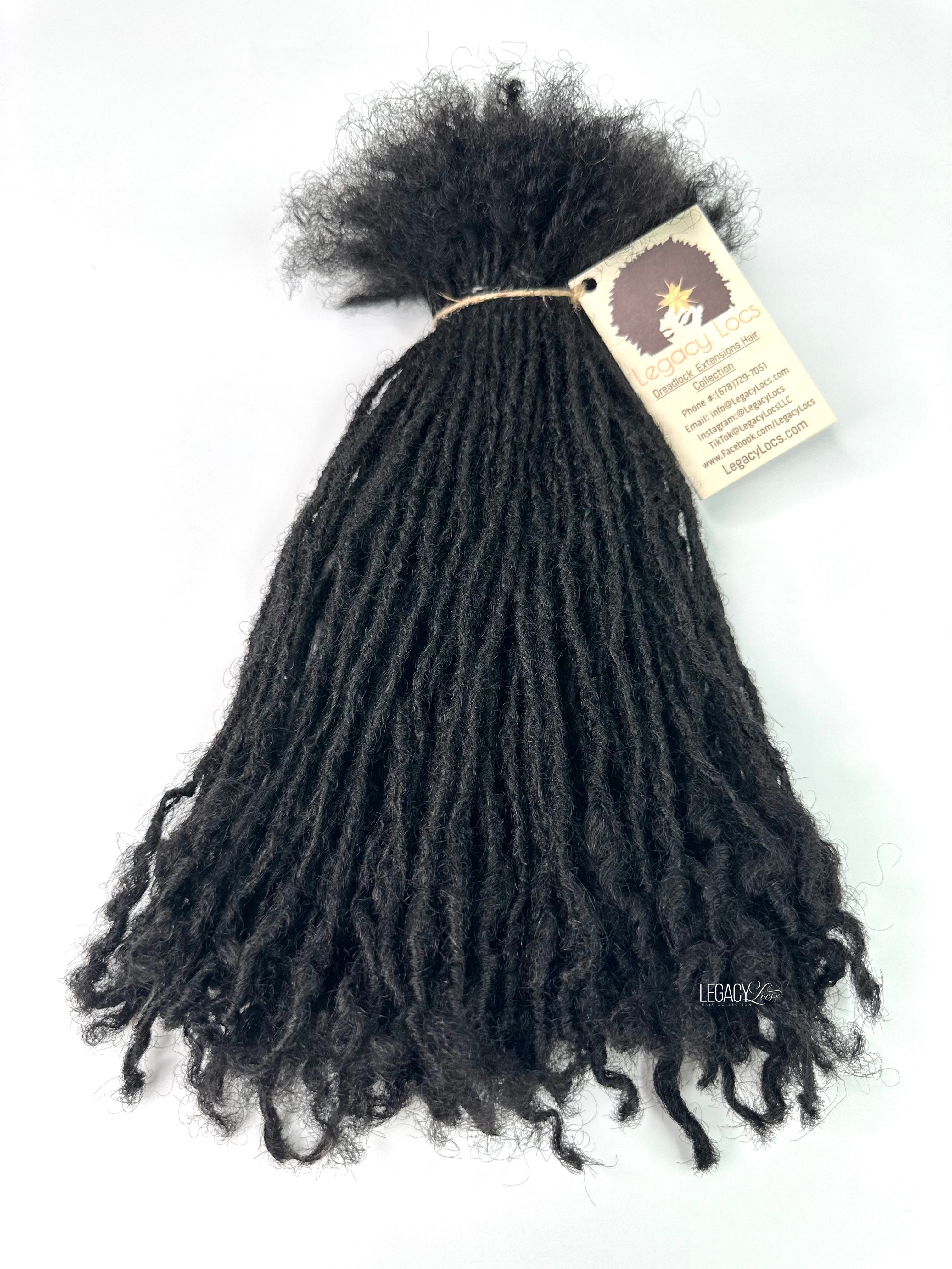 Micro Width Interloc'd Coil Tip Loc Extensions (CUSTOM PRE-ORDER /SHIP ...