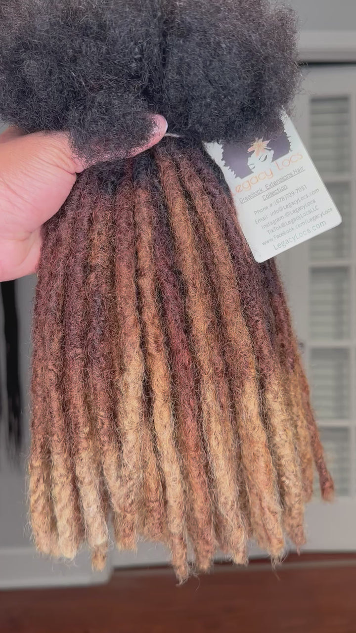 Medium Width-Interloc'd Loc Extensions *80 Locs Bundle*(READY TO SHIP IN 1-3 BUSINESS DAYS)