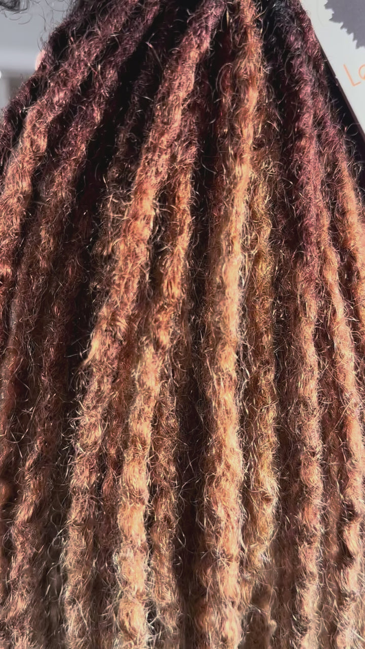 Small Width-Textured Coil  Loc Extensions *80 Locs Bundle*(READY TO SHIP IN 1-3 BUSINESS DAYS)