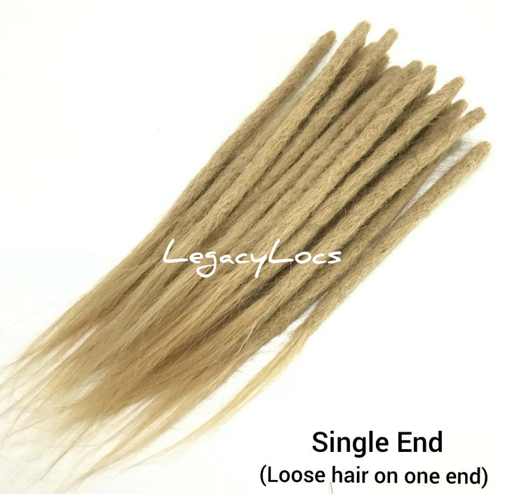 *Single End* Loc Extension For Straight Hair 10 Locs Per Bundle (PRE-ORDER)