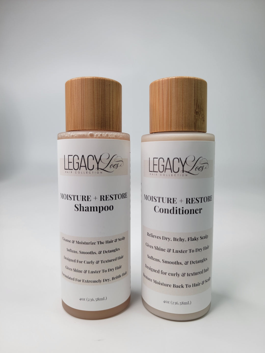 Shampoo & Conditioner Travel Bundle (4oz)