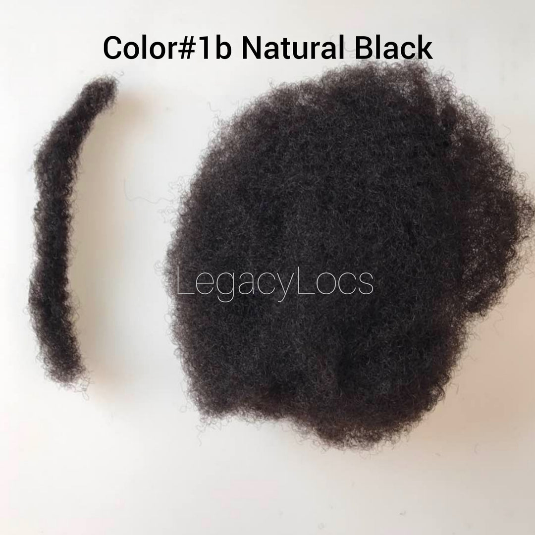 (30 Grams) Legacy Tight Afro Kinky Bulk 100% Human Hair