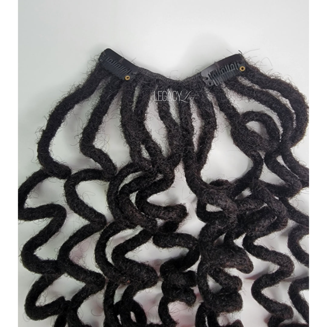 *Clip-in* Deep Wave Loc Extension [XSmall Width] (PRE-ORDER)