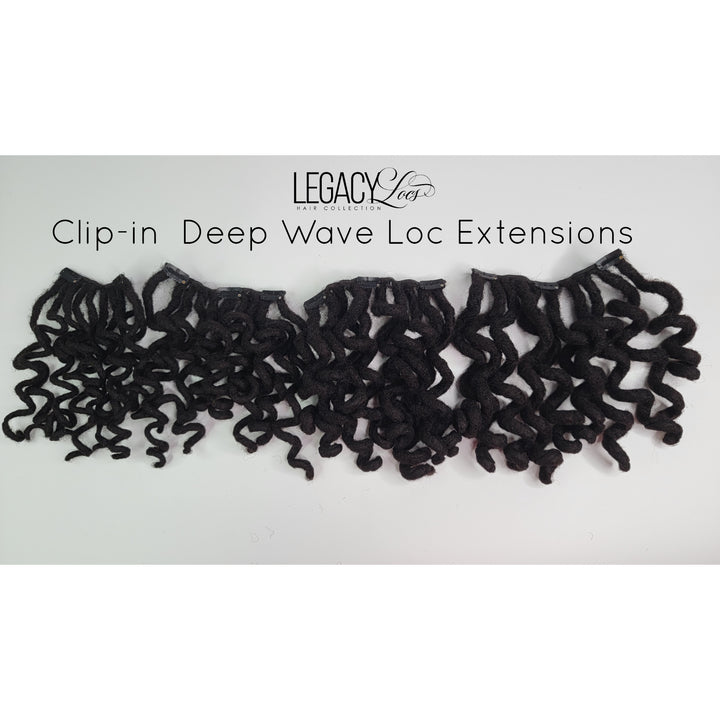 *Clip-in* Deep Wave Loc Extension [XSmall Width] (PRE-ORDER)