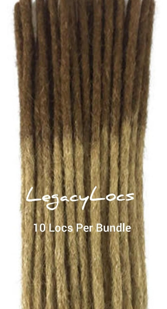 *Double Loose End* Straight Hair Loc Extension 10 Locs Per Bundle (PRE-ORDER)
